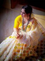 প্রিমিয়াম সিল্ক শাড়ী + ব্লাউজ পিচ (Code#SK-411) - Image 3