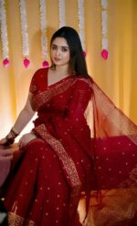 প্রিমিয়াম সিল্ক শাড়ী + ব্লাউজ পিচ (Code#SK-410) - Image 4