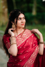 প্রিমিয়াম সিল্ক শাড়ী + ব্লাউজ পিস (Code#JP-404) - Image 10
