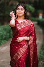 প্রিমিয়াম সিল্ক শাড়ী + ব্লাউজ পিস (Code#JP-404)