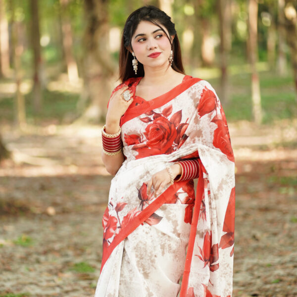 প্রিমিয়াম সফ্ট সিল্ক শাড়ি #502