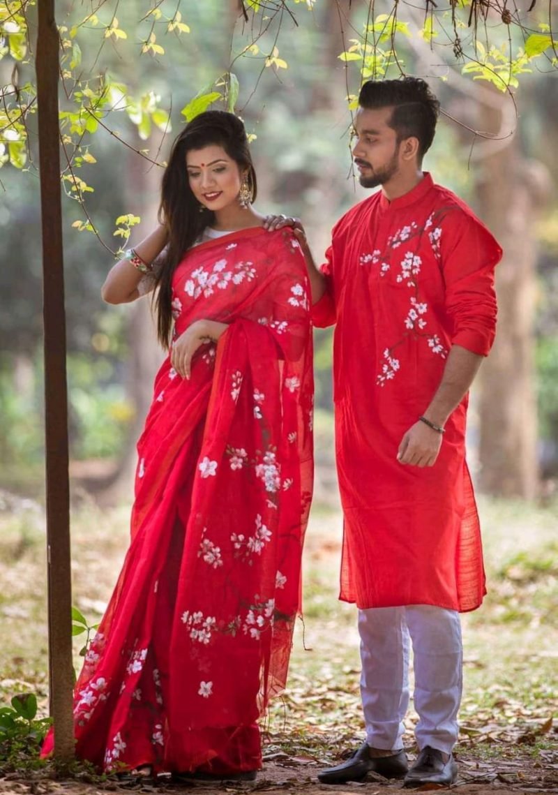 হ্যান্ড প্রিন্ট কাপল সেট HP#217