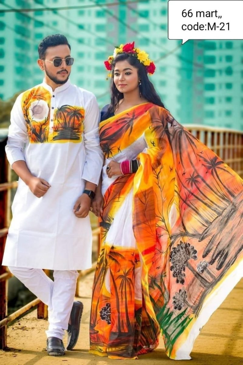 হ্যান্ড প্রিন্ট কাপল সেট HP#231