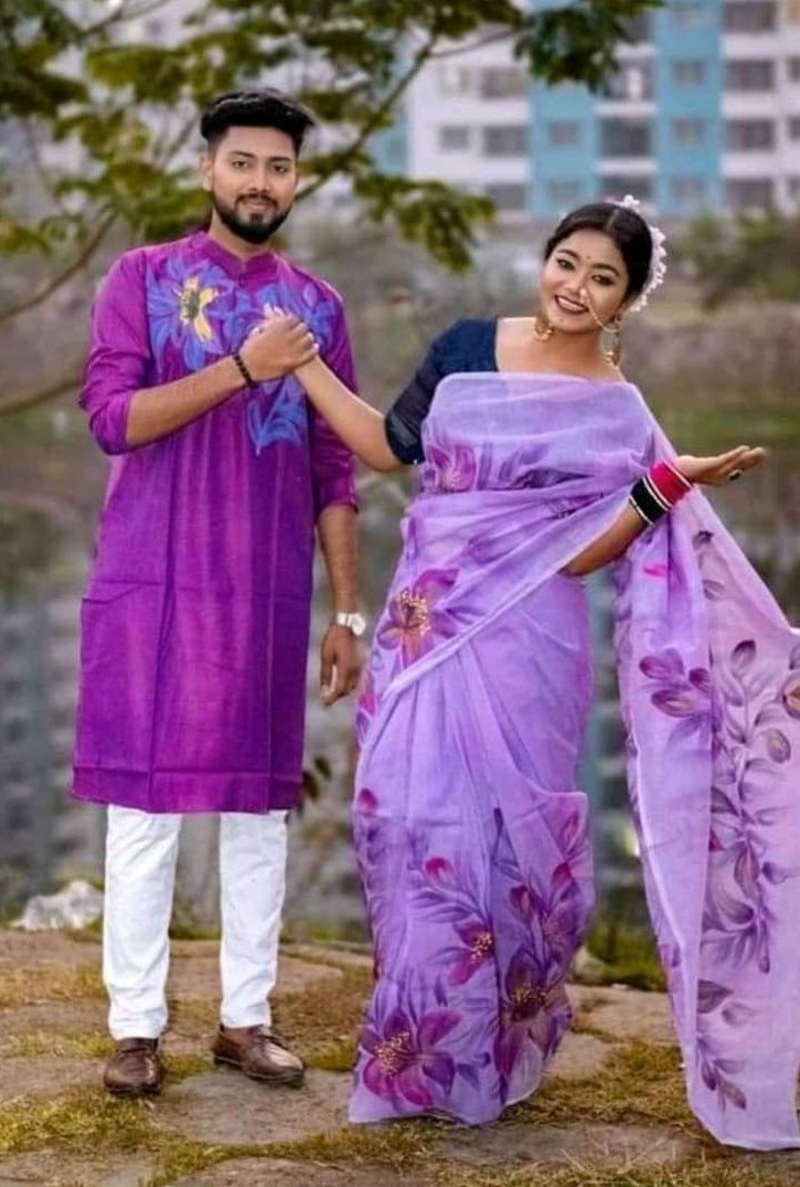 হ্যান্ড প্রিন্ট কাপল সেট HP#235