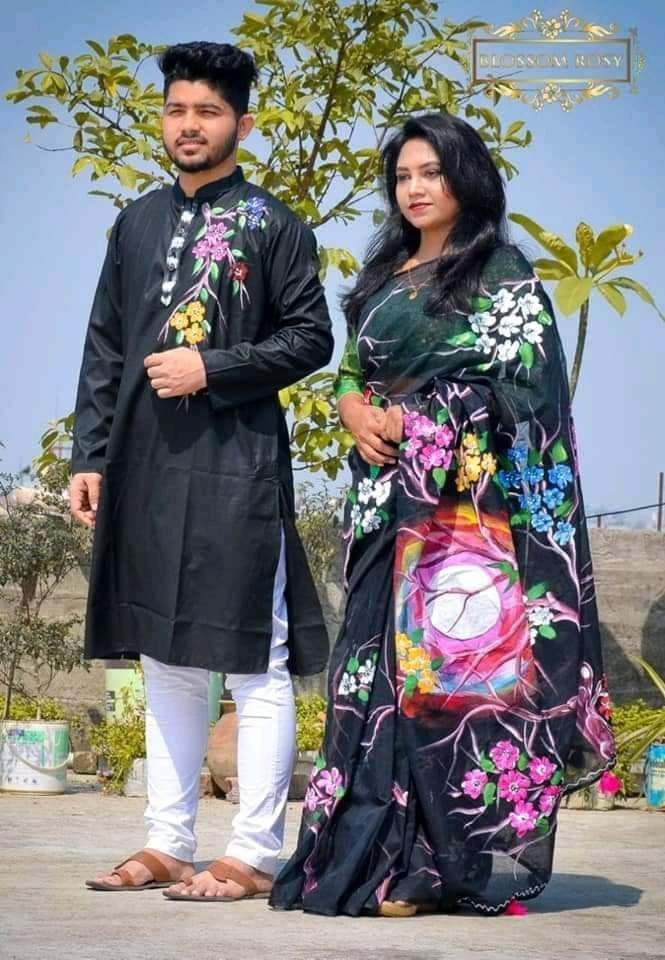 হ্যান্ড প্রিন্ট কাপল সেট HP#207