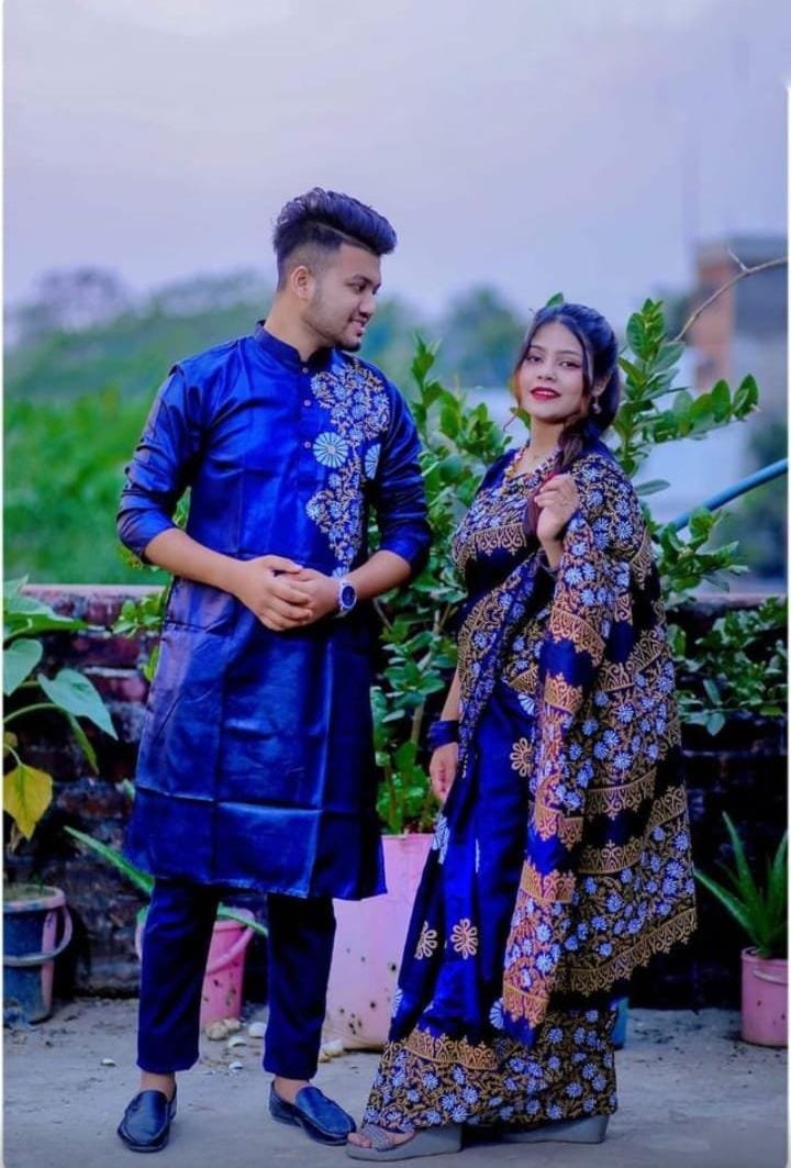 শাড়ি পাঞ্জাবি কাঁপল সেট CP#137