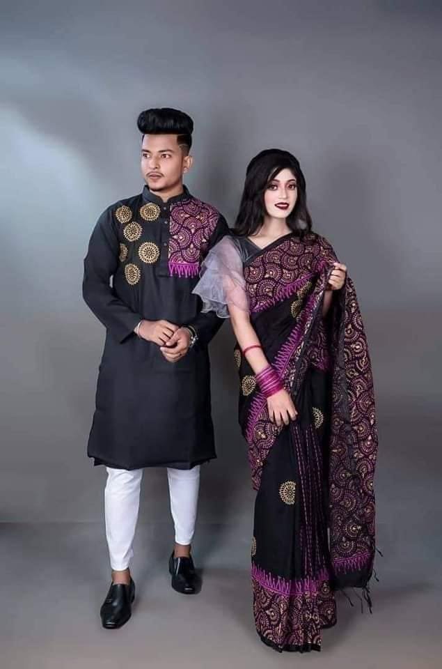 শাড়ি পাঞ্জাবি কাঁপল সেট CP#130