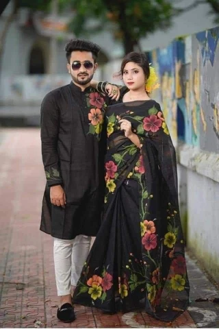 হ্যান্ড প্রিন্ট কাপল সেট HP#238