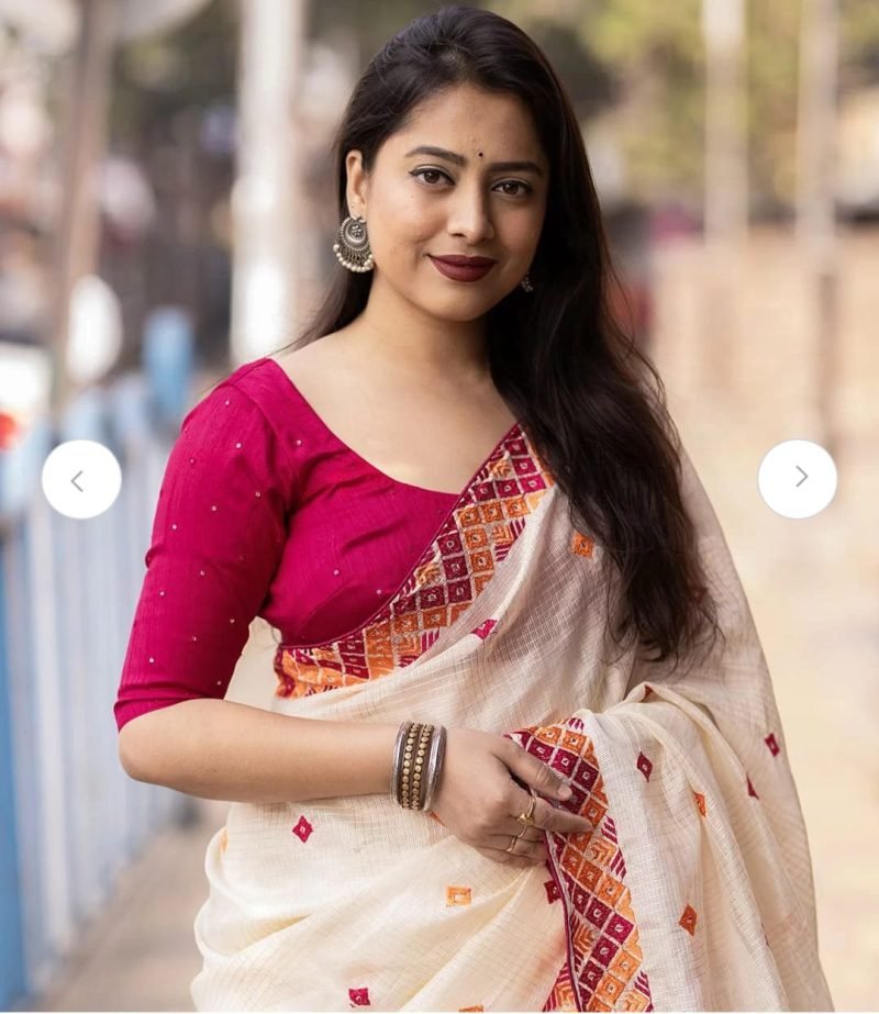 প্রিমিয়াম সফ্ট সিল্ক শাড়ি + ব্লাউজ পিছ